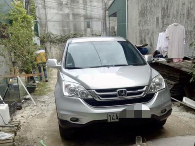 Bán Honda CR V năm 2011, màu bạc, giá 465tr