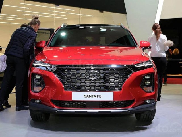 Bán xe Hyundai Santa Fe đời 2020, màu đỏ, máy xăng0