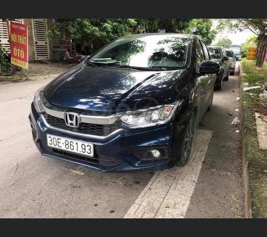 Bán nhanh Honda City bản Top đời 2017, màu xanh lam0