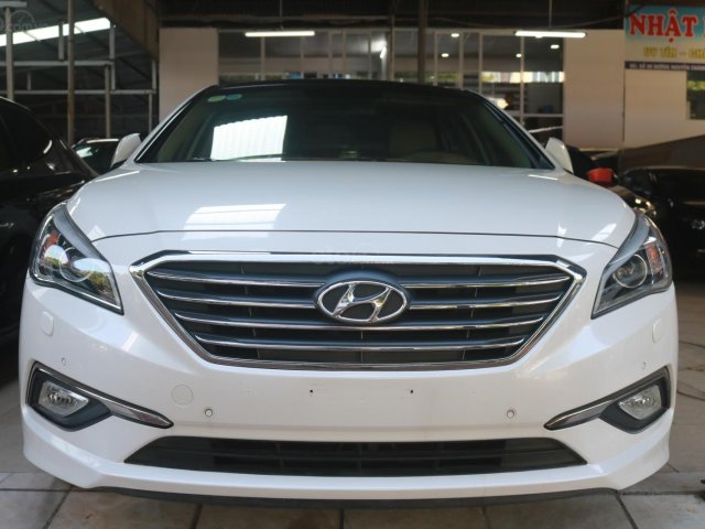 Bán xe Hyundai Sonata 2016, màu trắng0