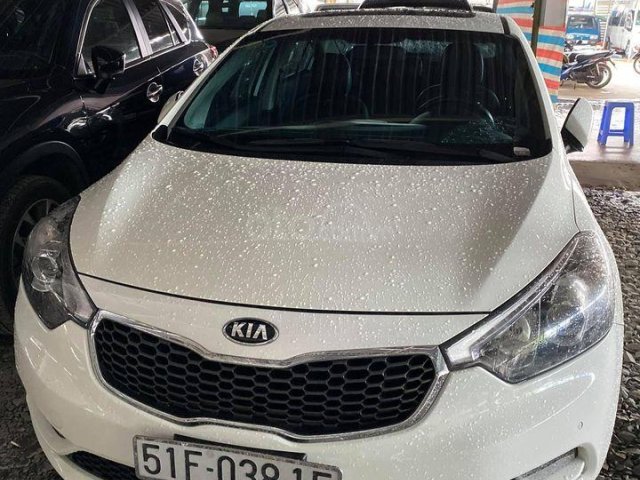 Bán xe Kia K3 SX 2014, màu trắng, bản 2.0 full option0