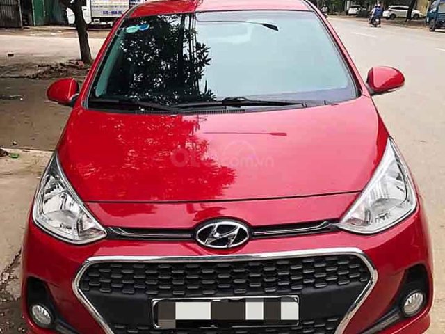 Cần bán xe Hyundai Grand i10 năm sản xuất 2018, màu đỏ giá cạnh tranh0