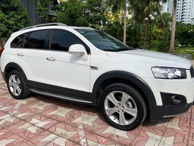 Bán Chevrolet Captiva LTZ sản xuất 2014, màu trắng  0