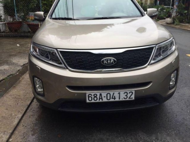 Bán xe Kia Sorento 2.2 DAT Premium 2016, màu nâu