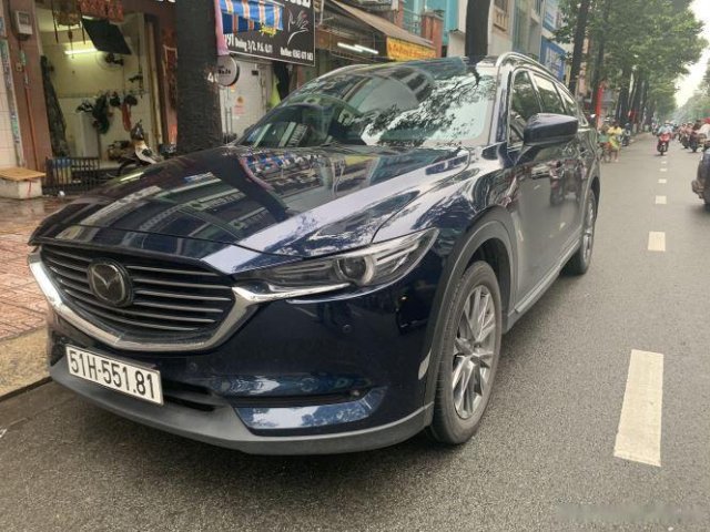 Cần bán lại xe Mazda CX-8 Premium đời 2018, màu xanh lam0