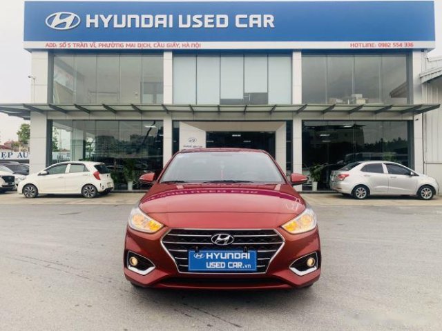 Bán Hyundai Accent 1.4AT sản xuất 2019, màu đỏ. Giá 495 triệu0