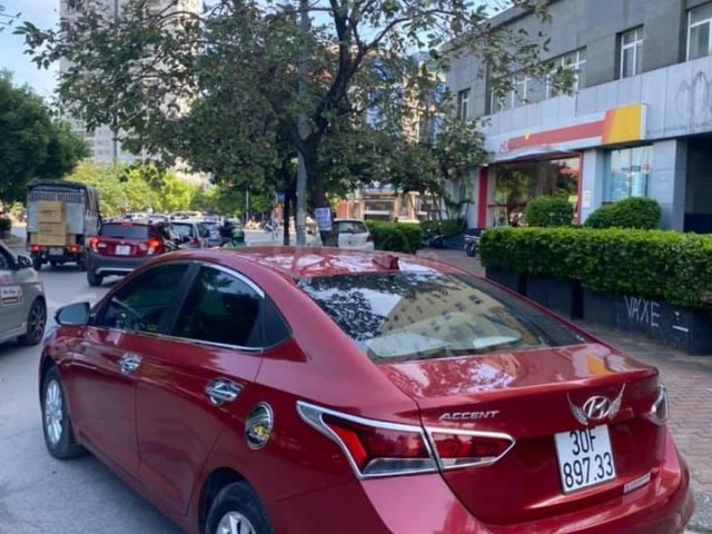 Bán xe Hyundai Accent AT sản xuất 2019, màu đỏ0