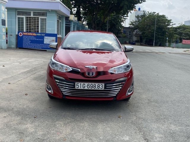 Cần bán gấp Toyota Vios năm sản xuất 2019, màu đỏ còn mới0