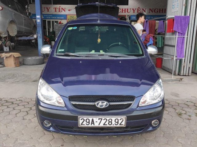 Lên đời bán Hyundai Getz sản xuất 2008, màu xanh lam, nhập khẩu0