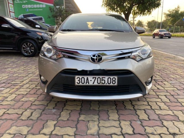 Bán Toyota Vios 2015, màu ghi vàng, giá cạnh tranh