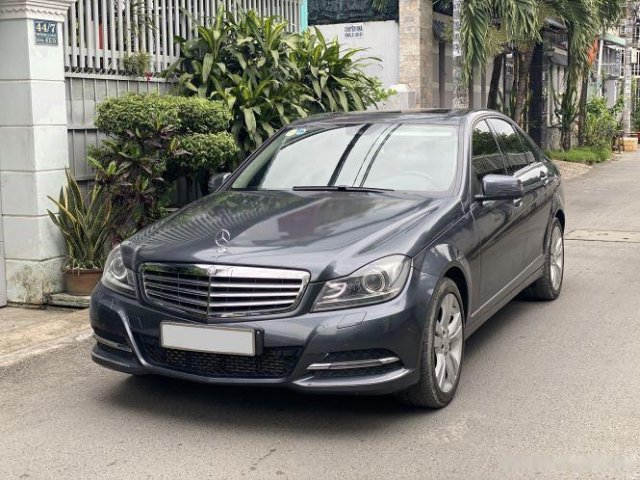 Bán Mercedes C250 AMG 2014, màu xám số tự động, bản full0