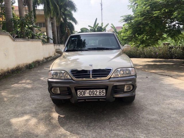 Bán Ssangyong Musso đời 2007, xe nhập, màu ghi vàng