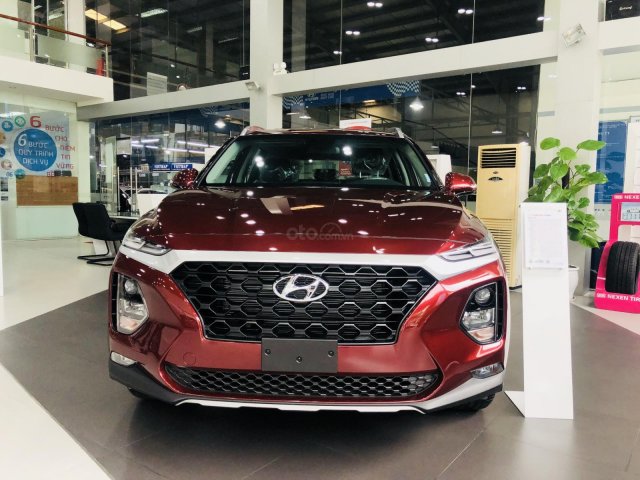 Hyundai Santa Fe màu đỏ 2019 bản đặc biệt, giảm ngay 90tr và tặng kèm phụ kiện hấp dẫn