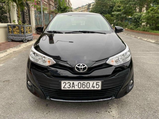 Bán Toyota Vios 1.5E CVT đời 2019, màu đen số tự động, giá 495tr0