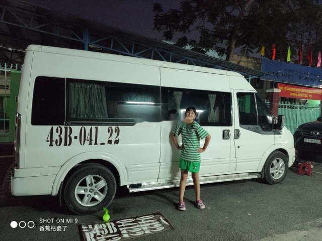 Bán xe Ford Transit Limousine Dcar 10 ghế 2014, màu trắng, 450tr