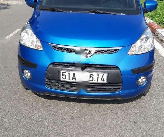 Bán Hyundai Grand i10 đời 2010, màu xanh lam, xe nhập xe gia đình, 222tr0