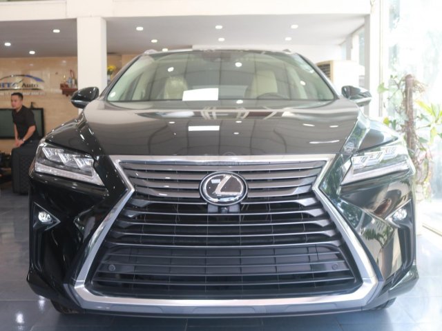 Cần bán Lexus RX 350L năm sản xuất 2018, màu đen, nhập khẩu, nội thất kem be0