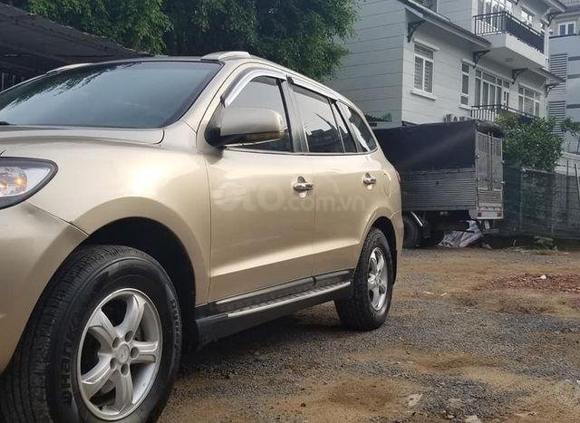 Bán xe Hyundai SantaFe đời 2008, màu vàng cát