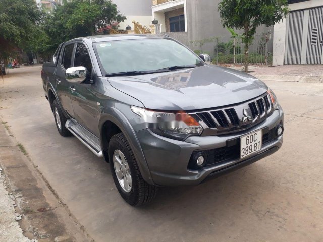 Bán ô tô Mitsubishi Triton 2017, màu xám, nhập khẩu số sàn0