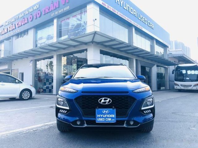 Bán xe Hyundai Kona năm sản xuất 2018, màu xanh lam còn mới0