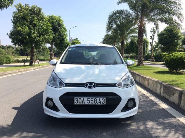 Bán Hyundai Grand i10 sản xuất năm 2015, màu trắng0