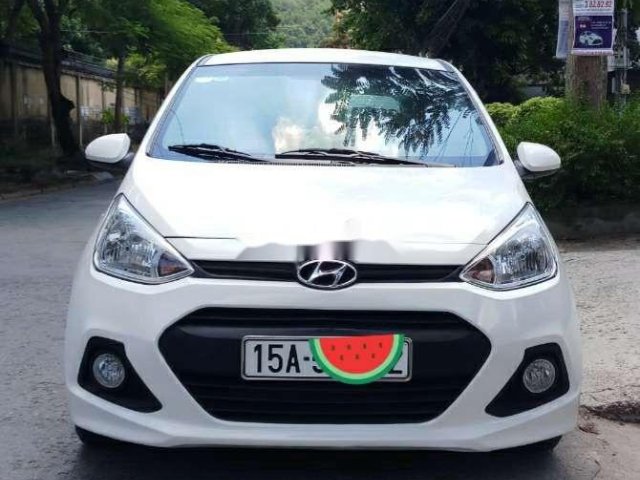 Bán xe Hyundai Grand i10 đời 2015, màu trắng, nhập khẩu số sàn, 218tr