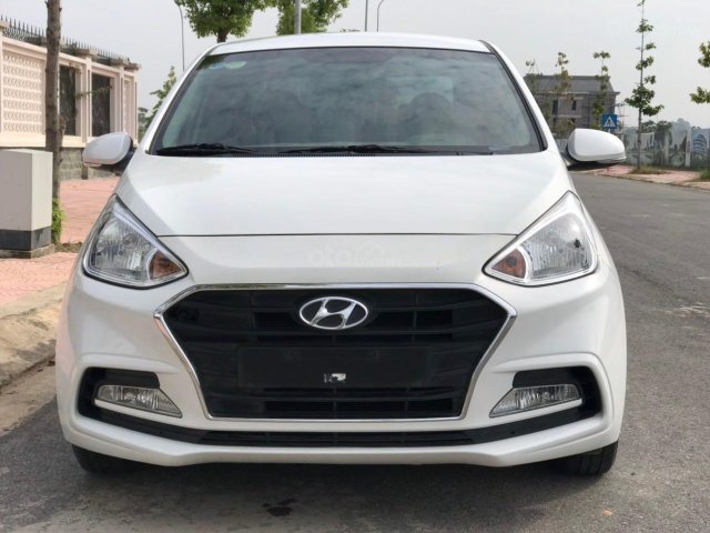 Bán xe Hyundai Grand i10 đăng ký 2018, màu trắng ít sử dụng, giá chỉ 362 triệu đồng, xe rất mới