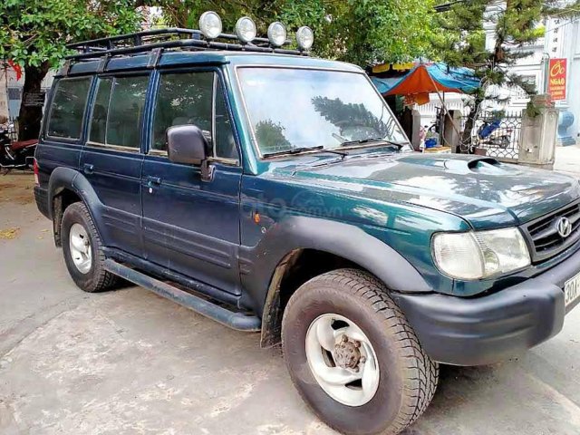 Cần bán Hyundai Galloper năm sản xuất 1999, màu xanh, nhập khẩu  