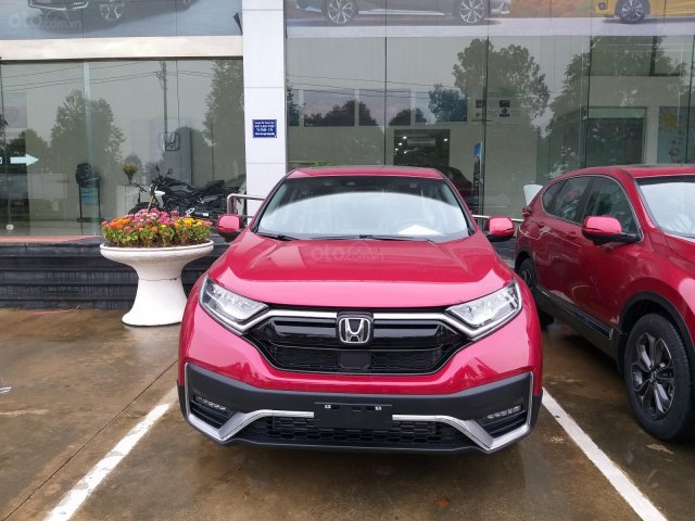 Honda Ôtô Thanh Hóa, giao ngay Honda CRV 1.5L màu đỏ, đời 2020, khuyến mại 100% phí trước bạ