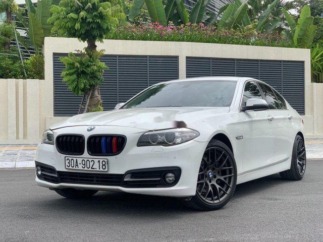 Cần bán BMW 5 Series 520i năm 2015, màu trắng, xe nhập