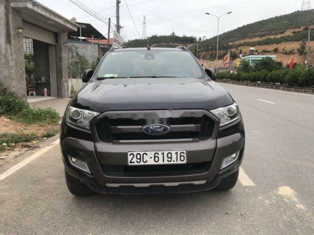 Bán xe Ford Ranger Wildtrak 3.2 năm 2015, màu đen, giá chỉ 660 triệu