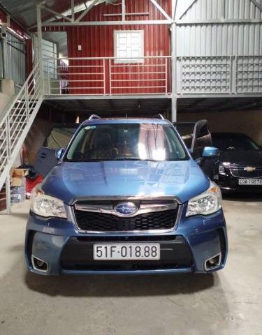 Cần bán xe Subaru Forester sản xuất 2014, màu xanh lam còn mới, giá tốt0