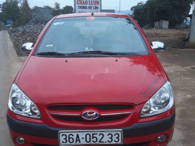 Cần bán gấp Hyundai Getz năm 2008, màu đỏ, nhập khẩu