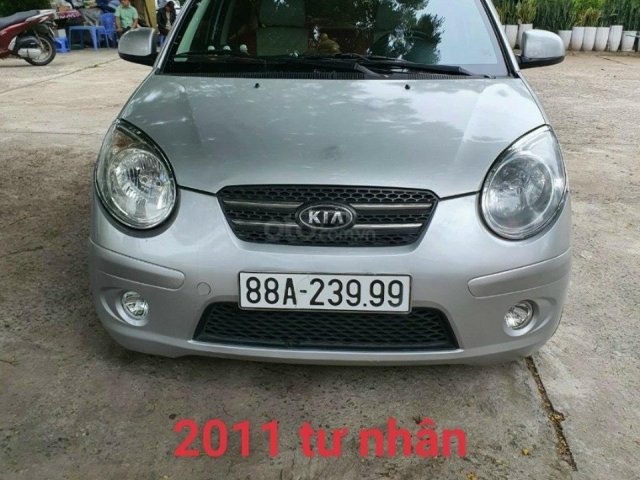 Bán xe Kia Morning đời 2011, màu bạc, số sàn, xe tư nhân không đâm đụng, giá tốt 145 triệu0