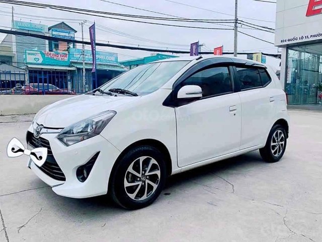 Bán Toyota Wigo AT năm sản xuất 2019, màu trắng, nhập khẩu nguyên chiếc0