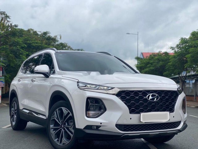 Bán xe Hyundai Santa Fe sản xuất năm 2020, màu trắng, siêu lướt0