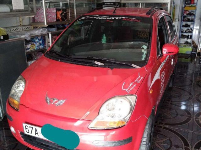 Bán xe Daewoo Matiz đời 2008, màu đỏ, nhập khẩu  0