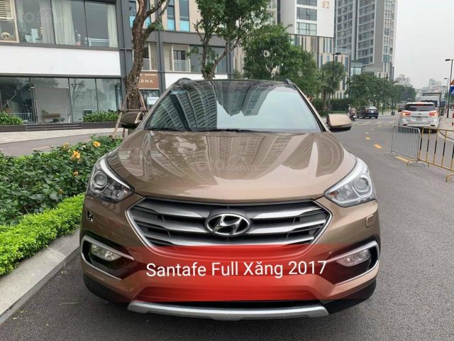 Cần bán Hyundai Santa Fe 2017 bản full xăng