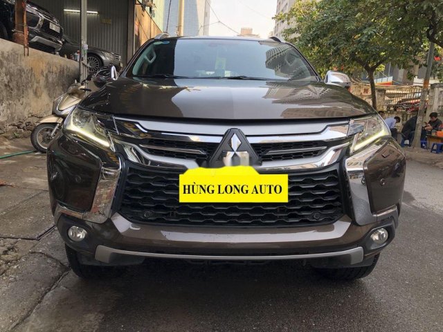 Bán xe Mitsubishi Pajero Sport 2017, màu nâu, nhập khẩu, giá 870tr