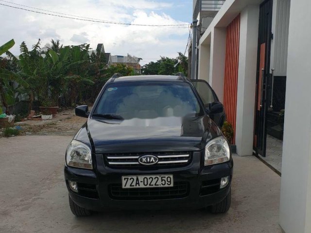 Bán xe Kia Sportage năm 2006, màu đen, nhập khẩu số sàn0