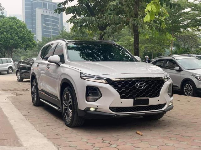 Cần bán xe Hyundai Santa Fe Premium đời 2019, màu trắng