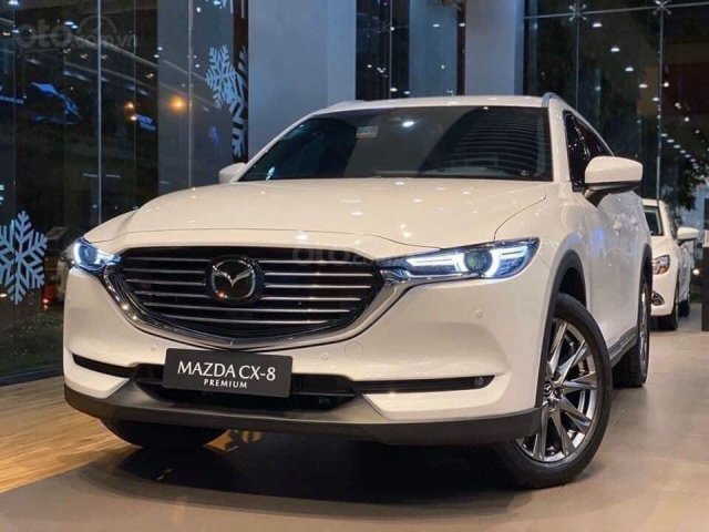 Bán xe Mazda CX8 2020, màu trắng, giá cạnh tranh