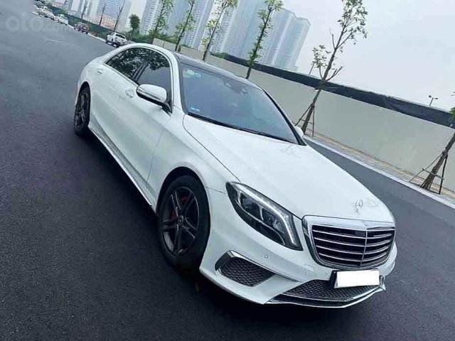 Bán Mercedes S400 năm 2014, màu trắng0