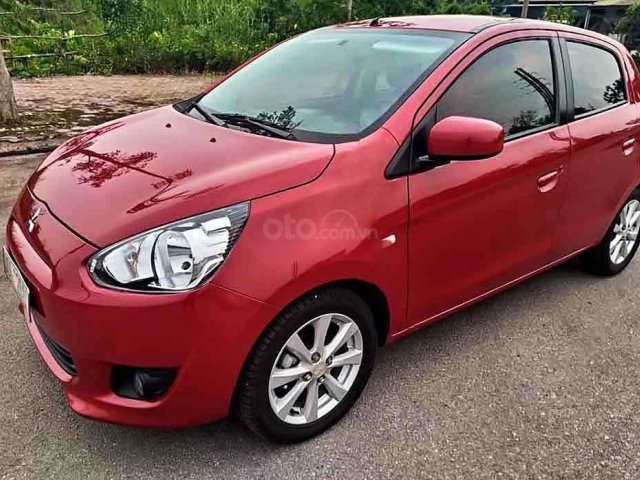 Bán Mitsubishi Mirage đời 2014, màu đỏ, nhập khẩu  