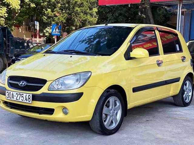 Cần bán xe Hyundai Getz sản xuất năm 2009, màu vàng, nhập khẩu còn mới, giá tốt0