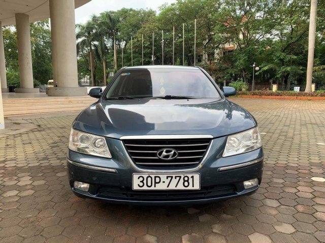 Bán Hyundai Sonata năm 2009, màu xanh lam, xe nhập chính chủ0