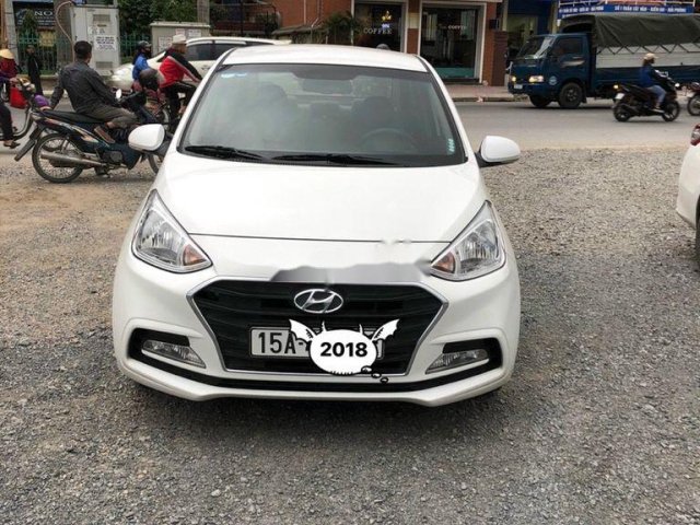 Xe Hyundai Grand i10 đời 2018, màu trắng chính chủ, giá chỉ 332 triệu0