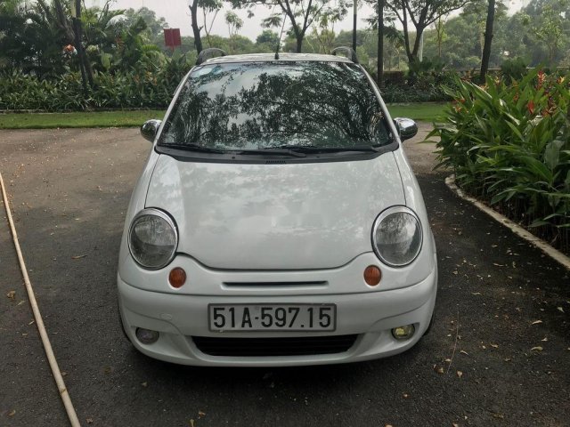 Cần bán Daewoo Matiz đời 2007, màu trắng xe gia đình