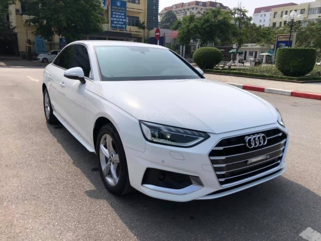 Audi A4 sản xuất 2020, đăng ký 10/2020, màu trắng