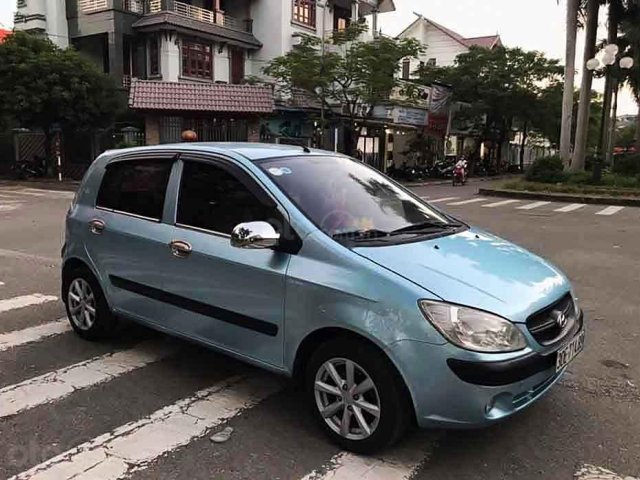 Bán Hyundai Getz năm 2009, màu xanh, xe nhập, số sàn0